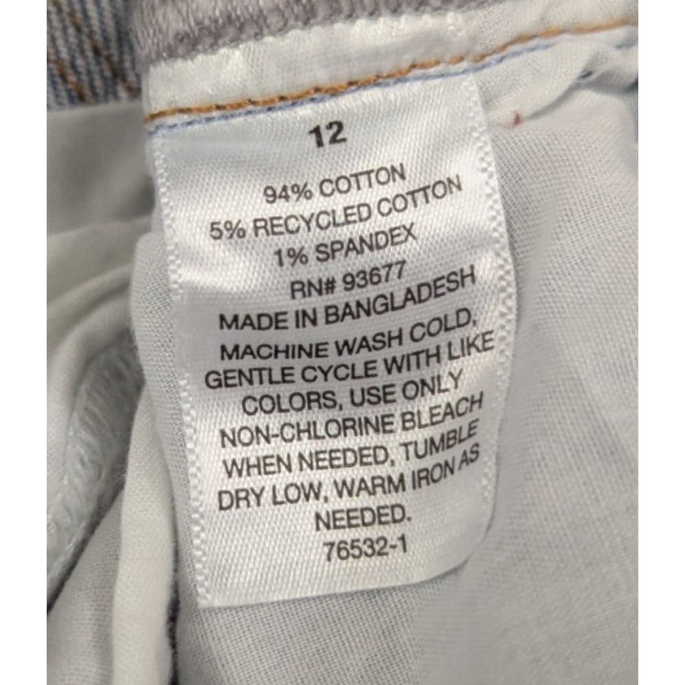 NWT a.n.a Light Blue Wide Leg Jeans Size 12 - Picture 8 of 8